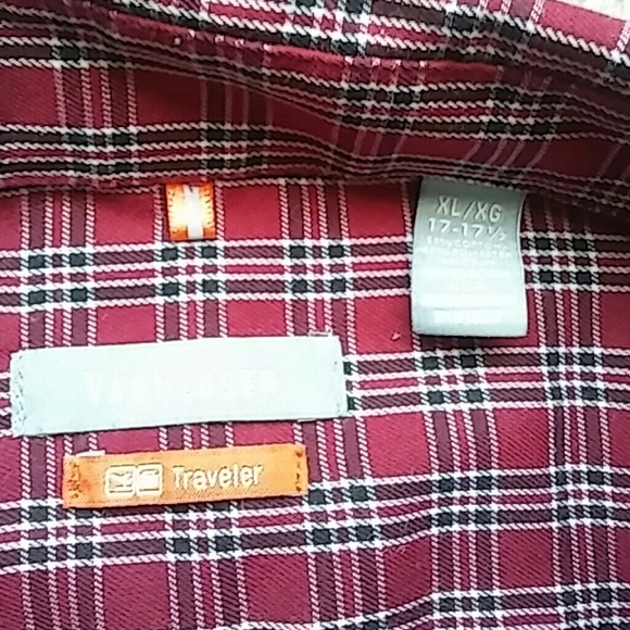 Van Heusen traveler plaid shirt - Picture 3 of 3